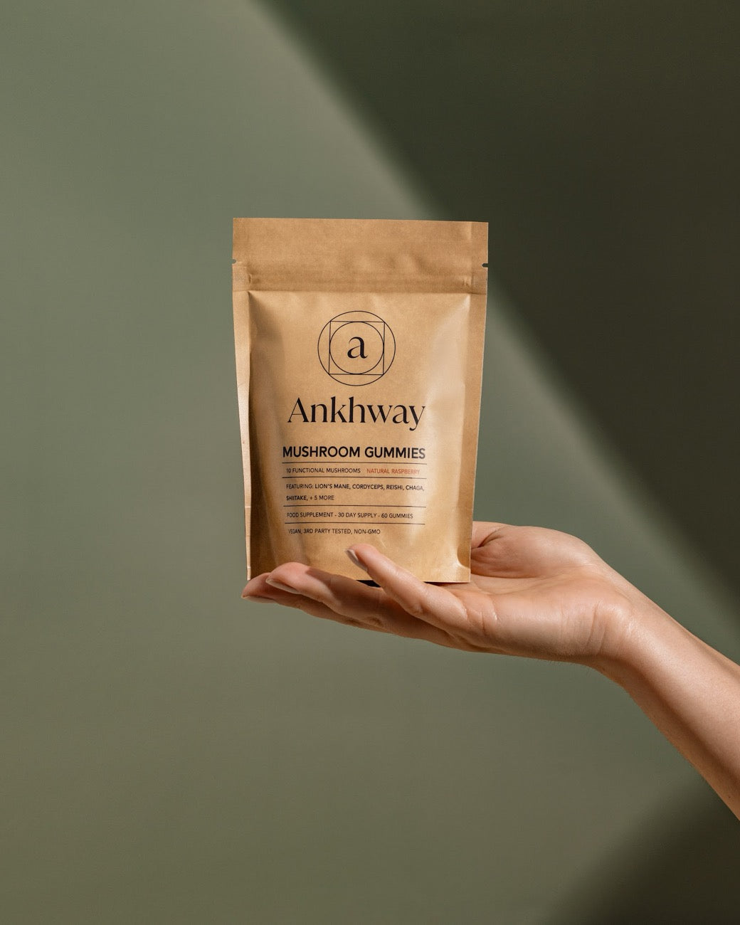 Hands offering a pack of Ankhway